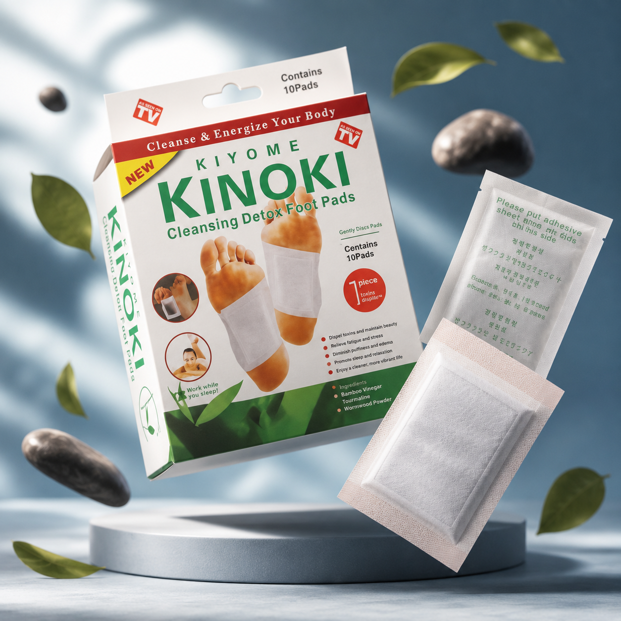 Parches Detox Kinoki Para Pies: Tu descanso, llevado al siguiente nivel