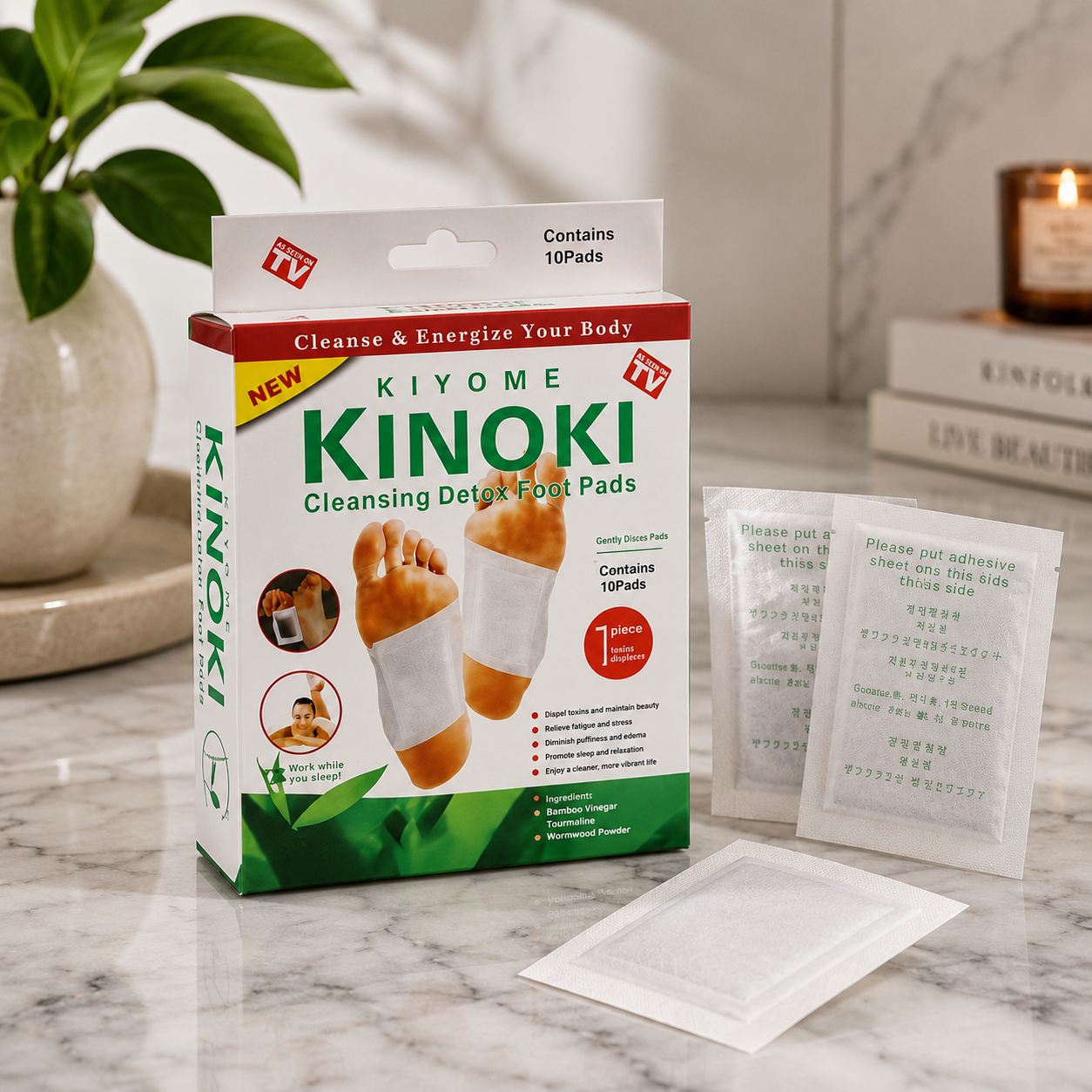 Parches Detox Kinoki Para Pies: Tu descanso, llevado al siguiente nivel